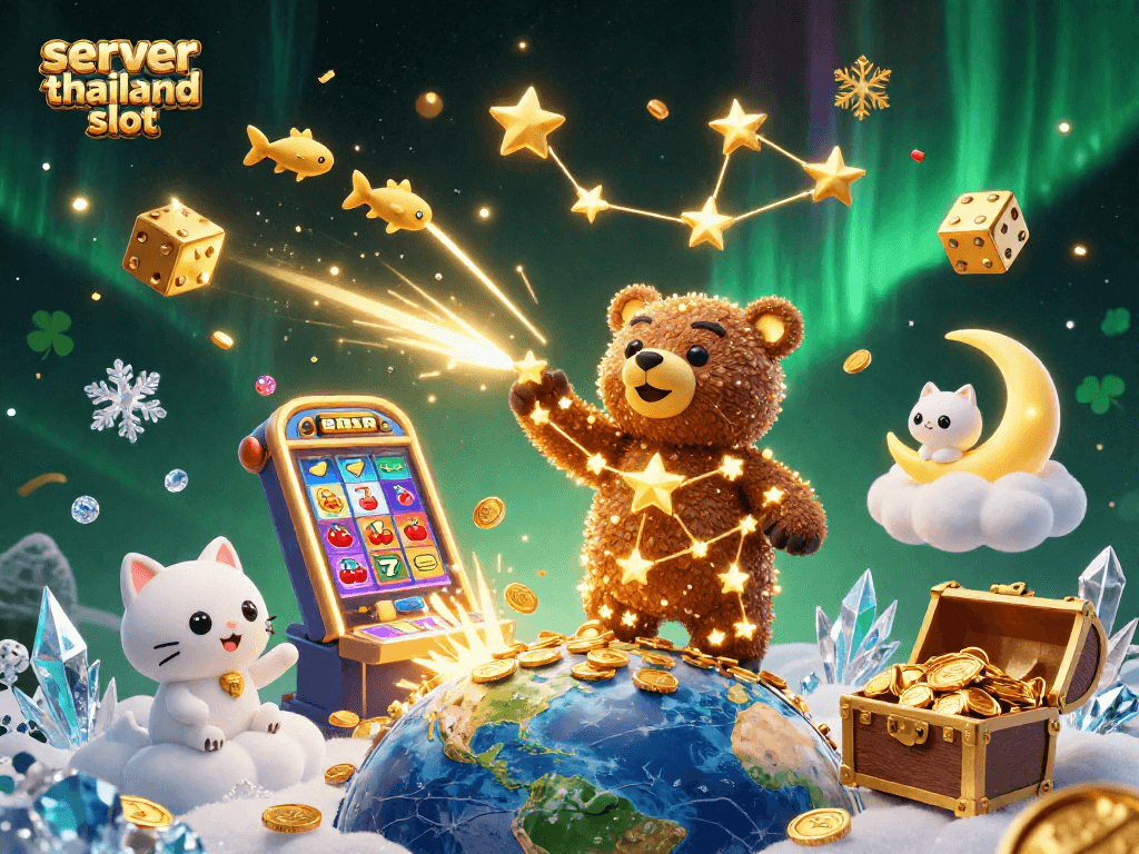 Experience the thrilling action of server thailand slot with vibrant characters and dynamic casino elements.