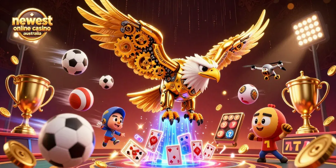 Experience the thrill at the newest online casino Australia with golden eagle and holographic cards.