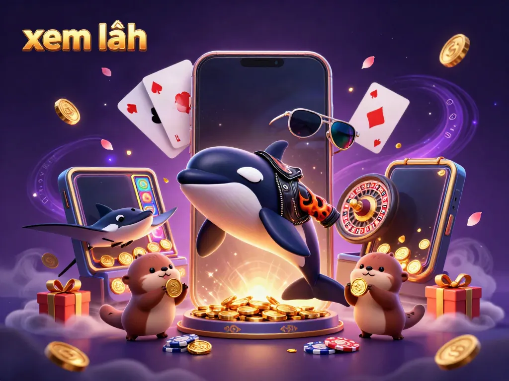 Experience an exciting scene with vibrant gambling elements; explore slots and win with xem thêm!