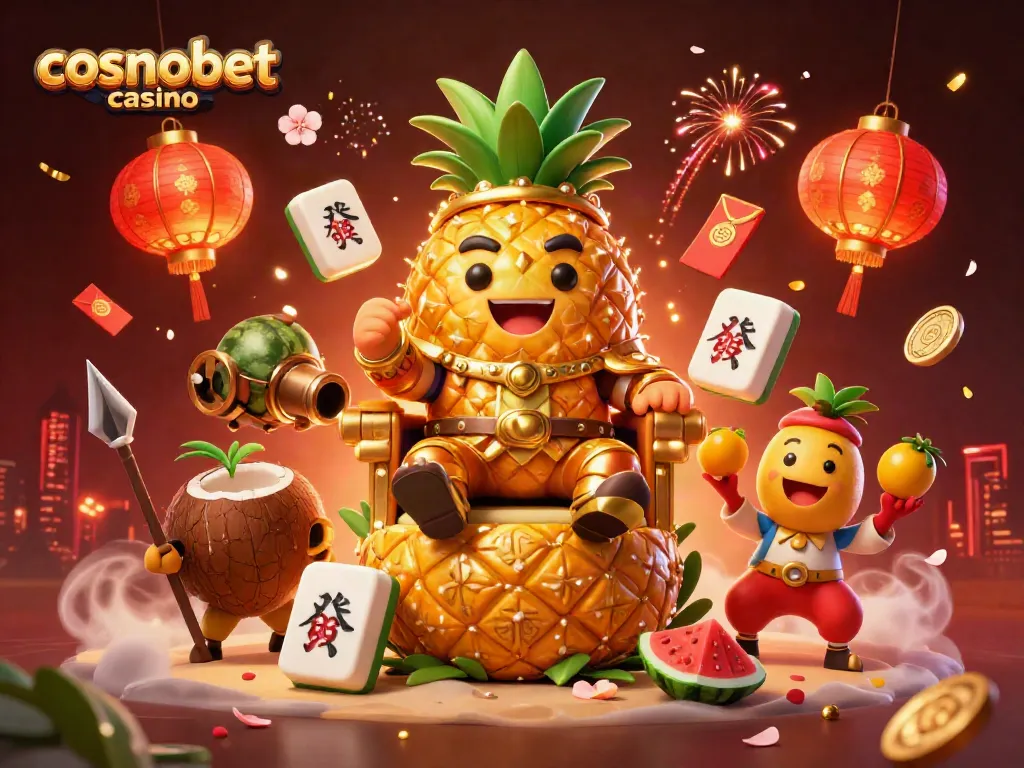 Experience exciting gameplay at cosmobet casino with the golden pineapple king and vibrant casino magic.