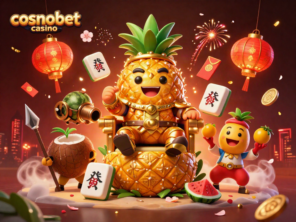 Experience exciting gameplay at cosmobet casino with the golden pineapple king and vibrant casino magic.